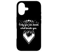 Carcasa para iPhone 17 Only You Can Decide What Breaks You Book Lover Bookish Books