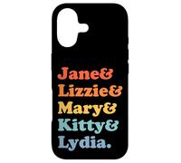 Carcasa para iPhone 17 Orgullo y prejuicio Jane Austen - Bennet Sisters