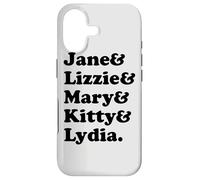 Carcasa para iPhone 17 Orgullo y prejuicio Jane Austen - Bennet Sisters