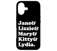 Carcasa para iPhone 17 Orgullo y prejuicio Jane Austen - Hermanas Bennet