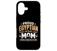 Carcasa para iPhone 17 Orgullosa mamá egipcia, Fuerte Amor Total