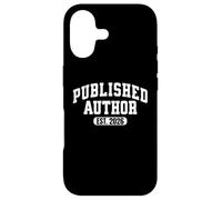 Carcasa para iPhone 17 Orgulloso Autor publicado 2026 Mom Dad Vintage Poet Book Writer