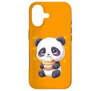 Carcasa para iPhone 17 Oso de bambú Kawaii Panda Munching Happily
