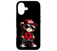 Carcasa para iPhone 17 Oso de Peluche con Bandera de Albania Iliria albanesa Shqip