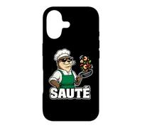 Carcasa para iPhone 17 Otter Chef Salteado Cocinando Gráfico Animal