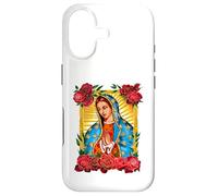 Carcasa para iPhone 17 Our Lady Virgen De Guadalupe Saint Virgin, Red Rose Flower
