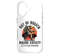 Carcasa para iPhone 17 out of Breath Hiking Society Funny Big Foot Hiker
