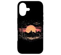 Carcasa para iPhone 17 OVNI Cowboy Western Canyon Paisaje Alien Desierto Vibes