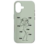Carcasa para iPhone 17 OW OW Stick Character Figure Humor Chronic Pain Awareness