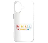 Carcasa para iPhone 17 Padel The Elements of Fun Tabla Periódica Pádel