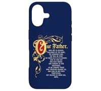 Carcasa para iPhone 17 Padre Nuestro Que Arte en el Cielo Oración Católica