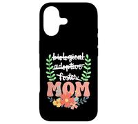 Carcasa para iPhone 17 Palabras Cruzadas a mamá diseño Floral a Mano