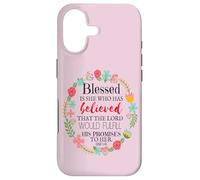 Carcasa para iPhone 17 Palabras de Aliento para una Mujer Lucas 1:45
