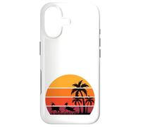 Carcasa para iPhone 17 Palmeras Gacelas Safari Sabana Puesta de Sol África Recuerdo