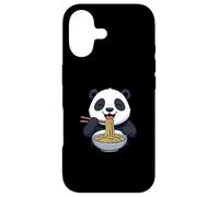 Carcasa para iPhone 17 Panda Comiendo Fideos Ramen Dibujos Animados Diseño