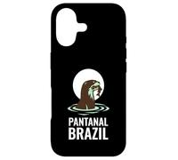 Carcasa para iPhone 17 Pantanal Brasil Nutria Gigante Atardecer Río