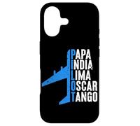 Carcasa para iPhone 17 Papa India Lima Óscar Tango