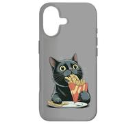 Carcasa para iPhone 17 Papas Fritas Gato Papas Fritas Gatito Foodie