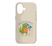 Carcasa para iPhone 17 Papasaurus Number One Dad Funny Dinosaur Rex Día del Padre
