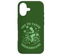 Carcasa para iPhone 17 para causar travesuras egipcias MAU Cat St Patricks Day