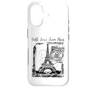 Carcasa para iPhone 17 Paris with Love from Paris France French Postcard