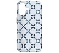 Carcasa para iPhone 17 Pastel Blue Leaves Petals Stars Ice Snowflakes