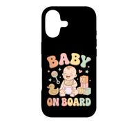 Carcasa para iPhone 17 Pastel Groovy Baby Toy Blocks Sonajero Diseño
