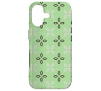 Carcasa para iPhone 17 Pastel Pink Old Rose Terra Cotta Petals Cross Pattern