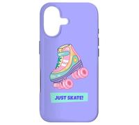 Carcasa para iPhone 17 Patines clásicos de los años 90 y 80 Retro Kitsch Pastel Quad Patines