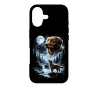 Carcasa para iPhone 17 Pato de Nueva Escocia Tolling Retriever Aullando a la Luna 90