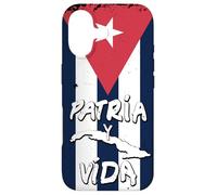 Carcasa para iPhone 17 Patria y Vida Cuban Flag Cuba Cuban Roots Black