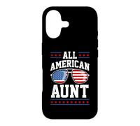 Carcasa para iPhone 17 Patriotic All-American Aunt USA 4 of July American Flag