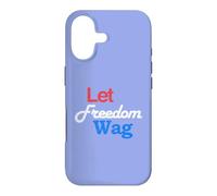 Carcasa para iPhone 17 Patriotic Dog Lover Let Freedom Wag Graphic