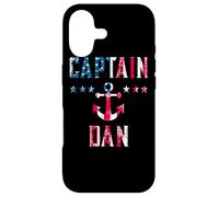 Carcasa para iPhone 17 Patriótico Capitán Dan Vintage Bandera de Estados Unidos 4 de Julio