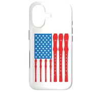 Carcasa para iPhone 17 Patriótico EE.UU. Flautista Flauta Maestro Aerófono