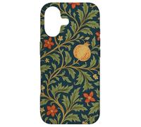 Carcasa para iPhone 17 Patrón botánico de Granada Estilo William Morris