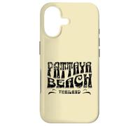 Carcasa para iPhone 17 Pattaya Beach Tailandia Diseño Retro Desgastado
