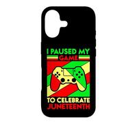 Carcasa para iPhone 17 Pause mi Juego para Celebrar Juneteenth Black Freedom 1865