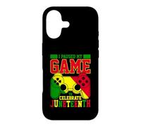 Carcasa para iPhone 17 Pause mi Juego para Celebrar Juneteenth Black Freedom 1865
