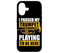 Carcasa para iPhone 17 Paused my Trumpet Playing trompetista de Trompeta
