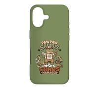 Carcasa para iPhone 17 Pawpaw Saurus Chaos Manager Abuelo Papá Broma Vintage