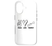 Carcasa para iPhone 17 Paz Amor Trompeta Orgulloso Hombres Mujeres Trompetista