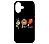 Carcasa para iPhone 17 Peace, Love and Tacos - Tacos Al Pastor, Mexican Food Lovers
