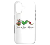 Carcasa para iPhone 17 Peace Love Mexico, Mexican Gifts Souvenir Mexico Reminder
