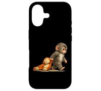 Carcasa para iPhone 17 Peluche Monkey Punch Baby Macaque Little Punch Big Cute Love