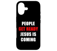 Carcasa para iPhone 17 People Get Ready Jesus is Coming - Rapture Warning Quote