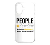 Carcasa para iPhone 17 People One Star Absolute Nightmare Would Not Recommend