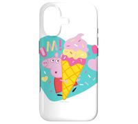 Carcasa para iPhone 17 Peppa Pig Yum Ice Cream