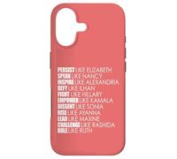 Carcasa para iPhone 17 PERSISTE como LA Regla DE Elizabeth Ruth US Congress Women Meme