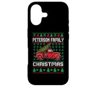 Carcasa para iPhone 17 Peterson Family Ugly Christmas Sweater Red Truck Funny Xmas